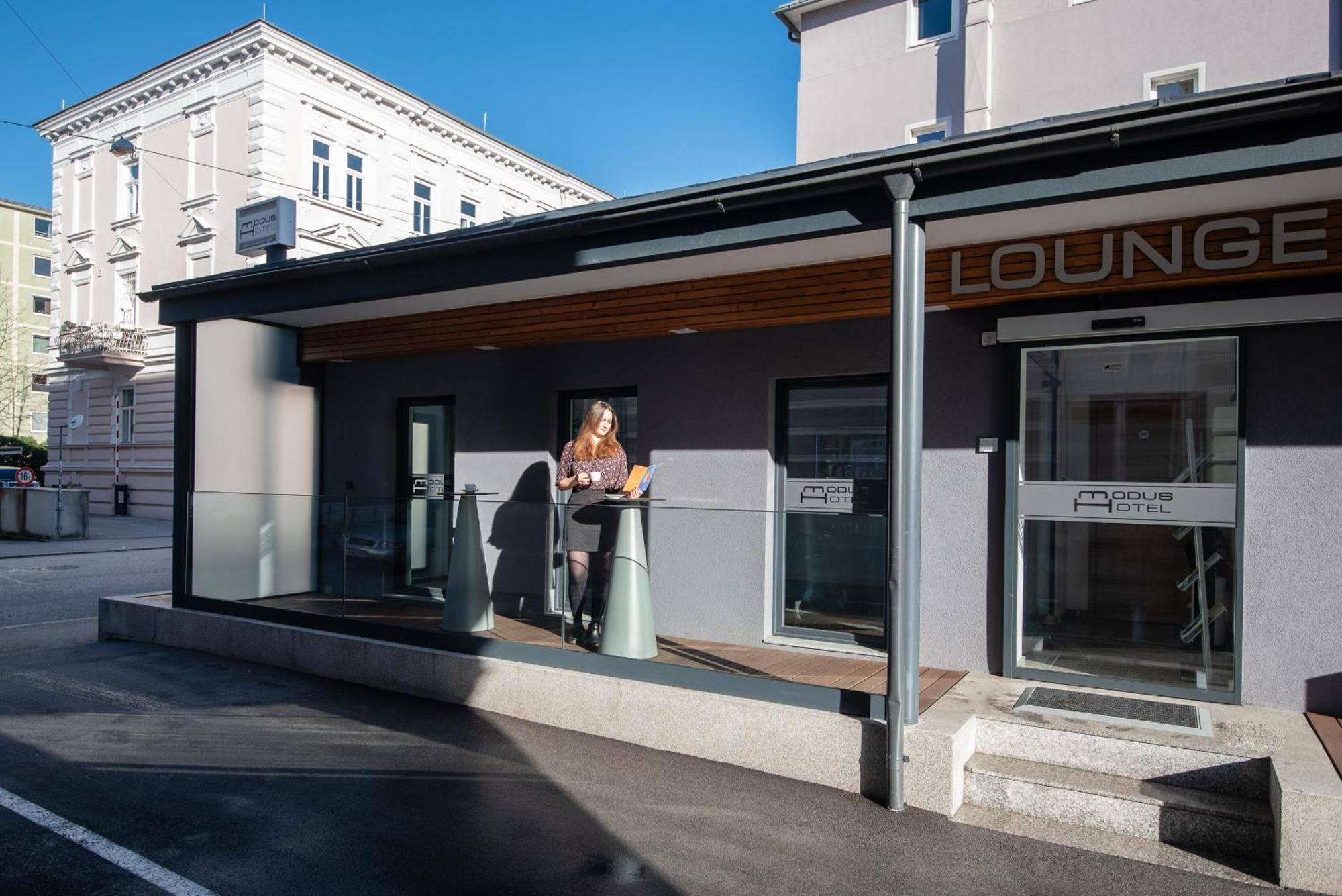 Hotel Modus Salzburgo Exterior foto